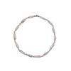 Natural Freshwater Baroque Toothpick Small Silver Bar Pearl Necklace with Unique Design, Long Baroque Pearl Necklace for Women