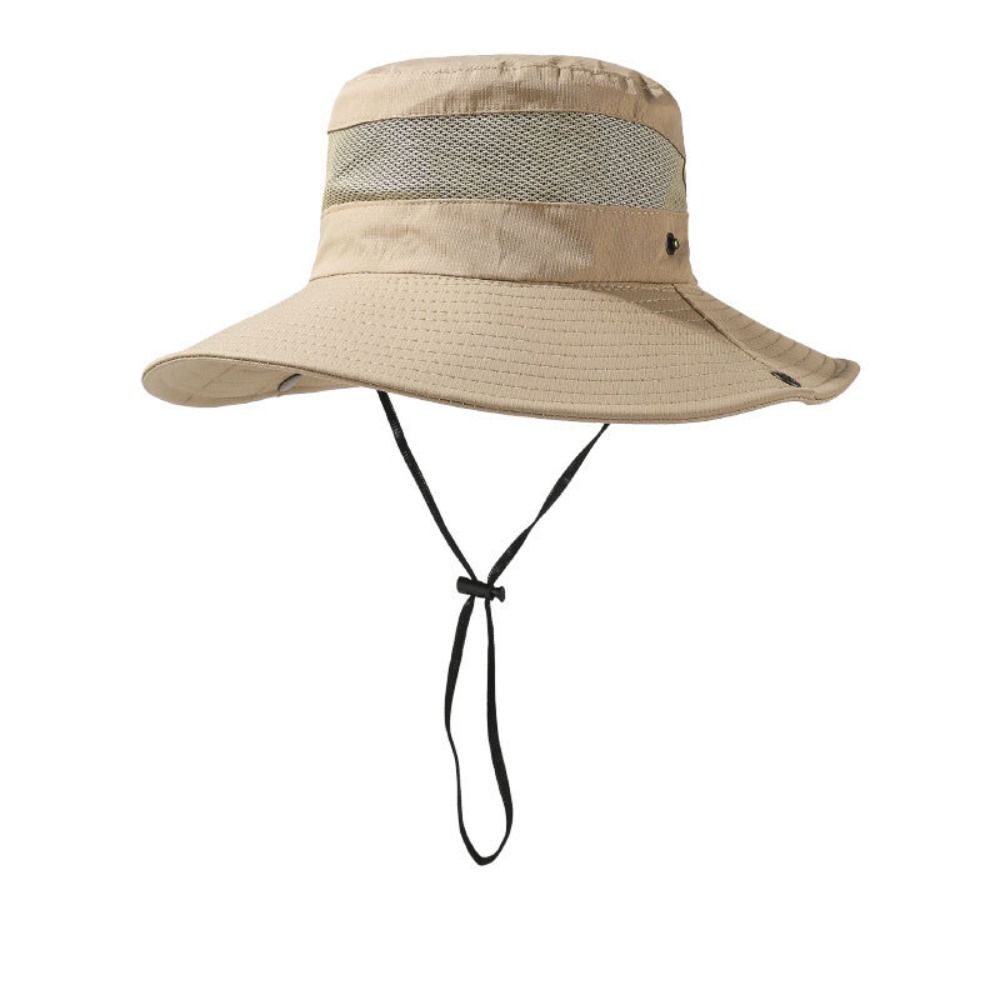 Adjustable Fisherman Hat Big Eaf Mountaineering Hat Portable Sunshade Hats  Unisex