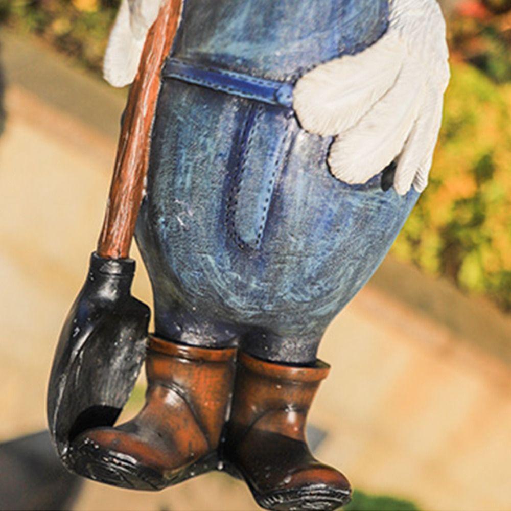 Resin Animal Sculpture Cartoon Miniatures Figurine Micro Landscape Ducks Statue  Gift