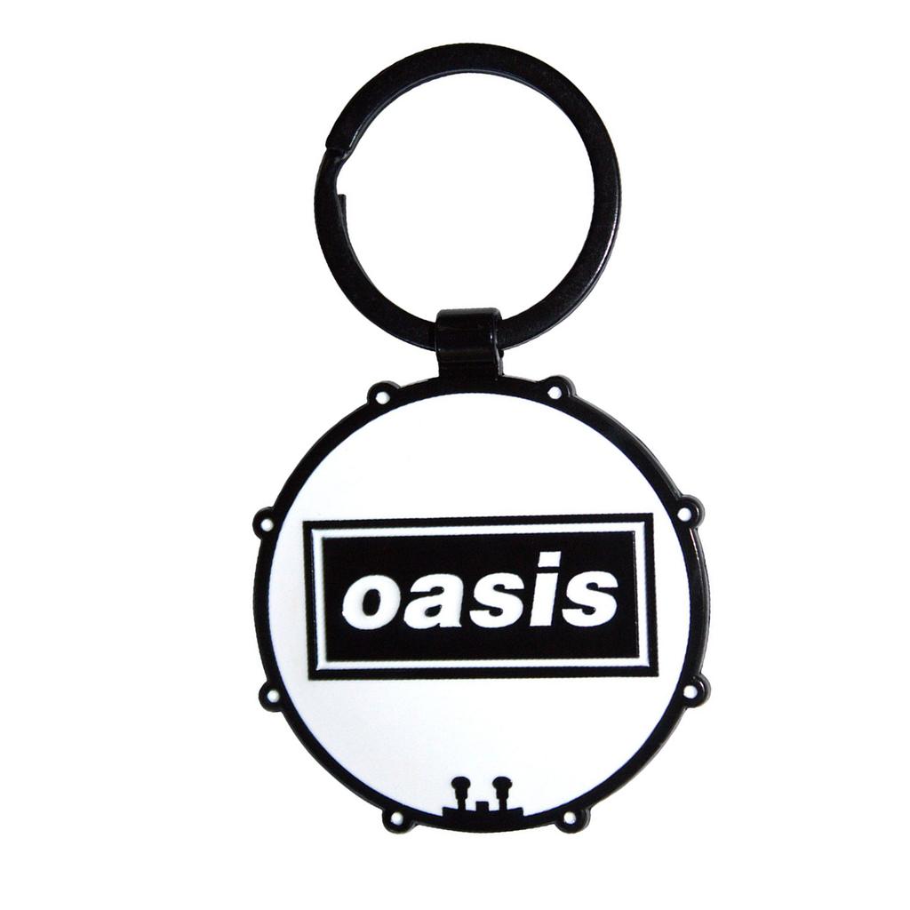 Oasis Decca Logo Drum Keyring