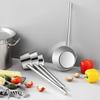 Long Handle Water Ladle Stainless Steel Resturant Soup Ladle Big Extended Water Scoop  Household