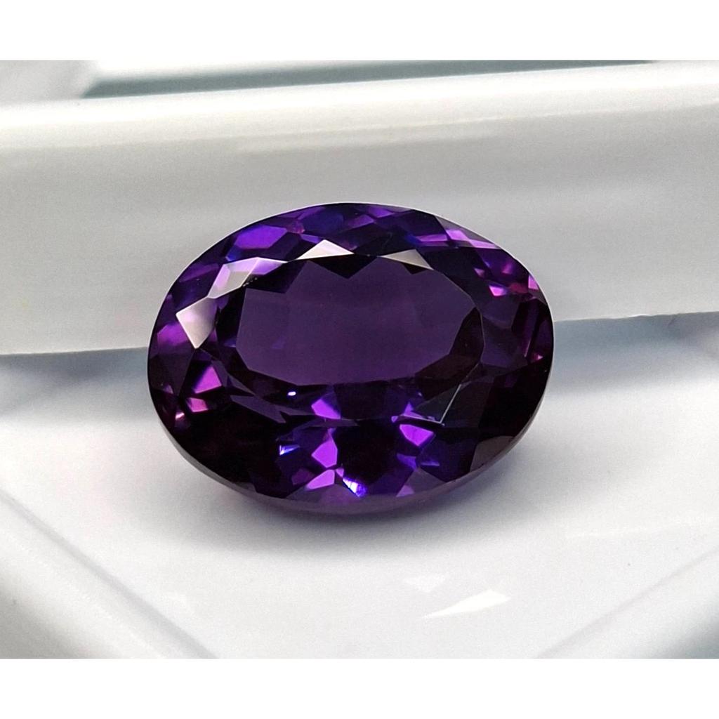 Amethyst Purple Natural 8-10 Ct Oval Cut Beautiful Certified Loose Gemstone