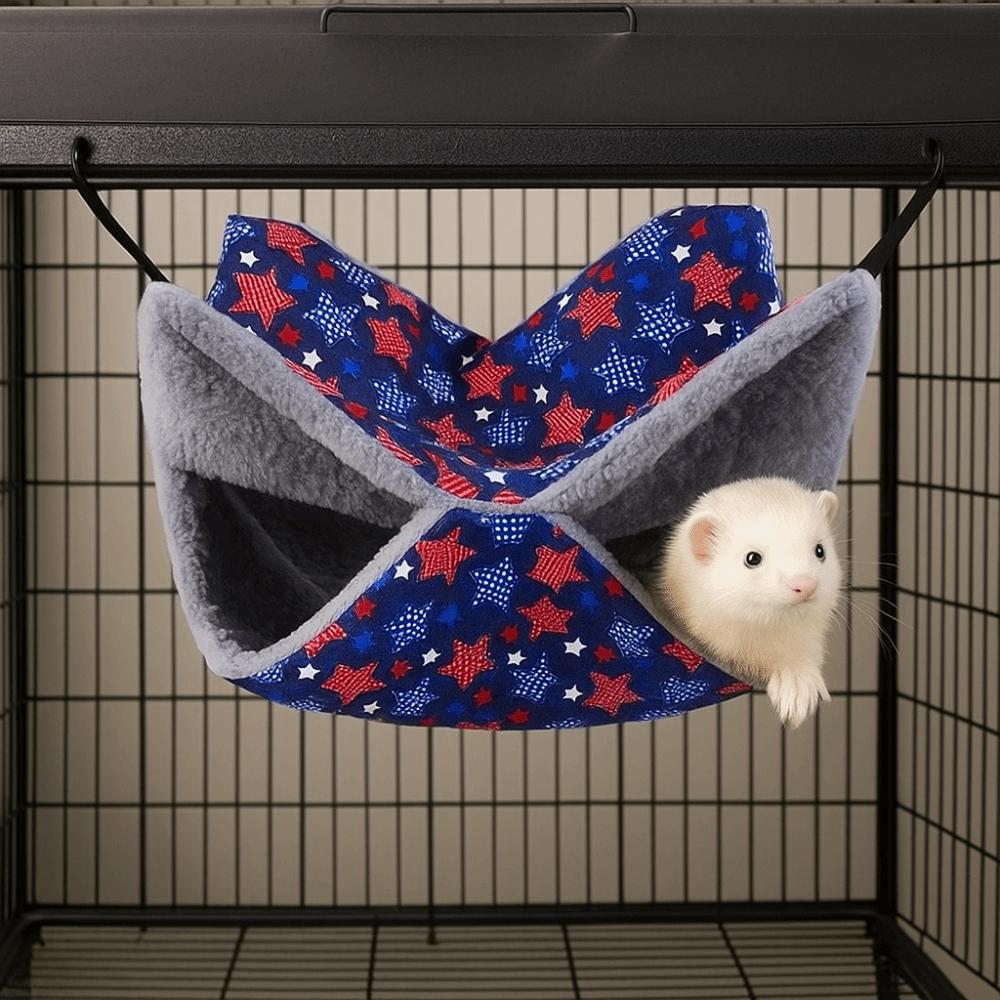 Thicken Hanging Cage House Warm Hamster Hideout Cage Hamster Hammock  Cage Accessories