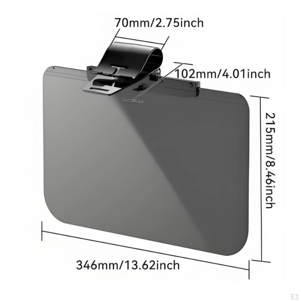 Sun Visor Extender Tinted Car Secure for Daytime Driving, Drivers