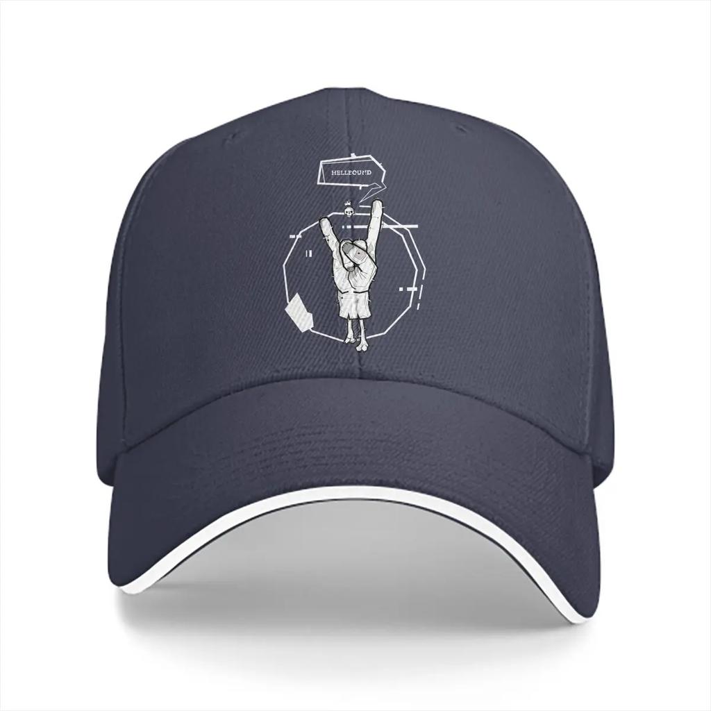 Summer Cap Sun Visor Hellbound Hand Sign Hip Hop Caps Power Of Rock Peaked Hats