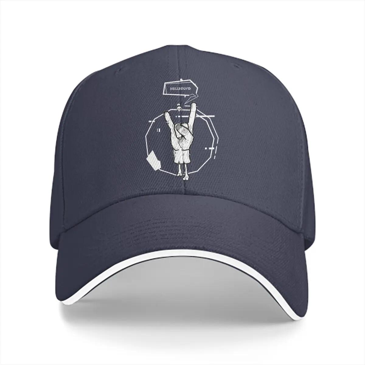 

Summer Cap Sun Visor Hellbound Hand Sign Hip Hop Caps Power Of Rock Peaked Hats Adjustable