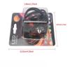 2Pcs Duol Color Led Spotlight Motorcycle Led Mirror Light  Warning Flashing Light Running Light For Utv Atv Red Blue 12V