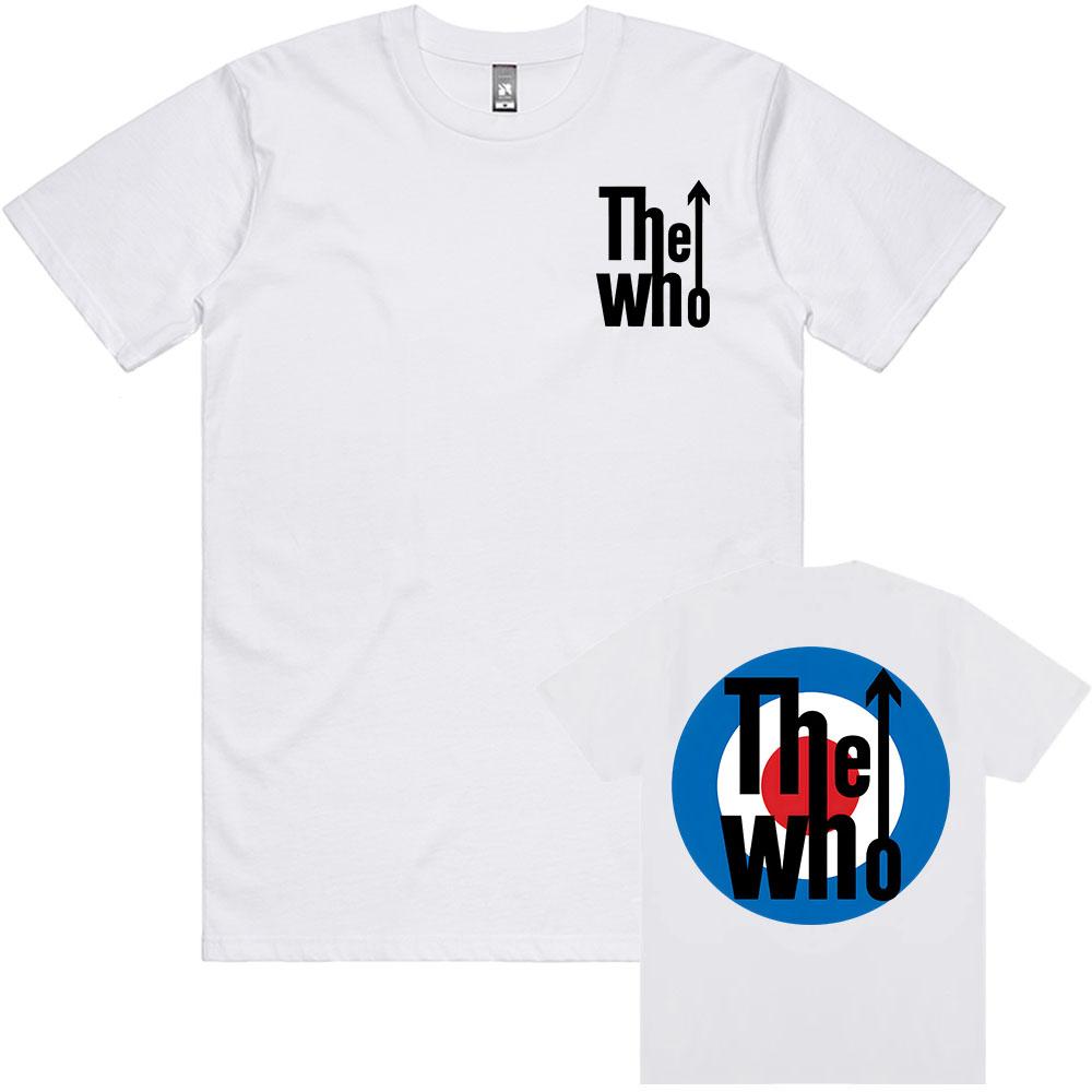 Rockband The Who T-Shirt Kurzarm Sommer Locker T-Shirts Grunge Mode Hip Hop Streetwear Unisex Baumwolle Herren T-Shirt Rundhals