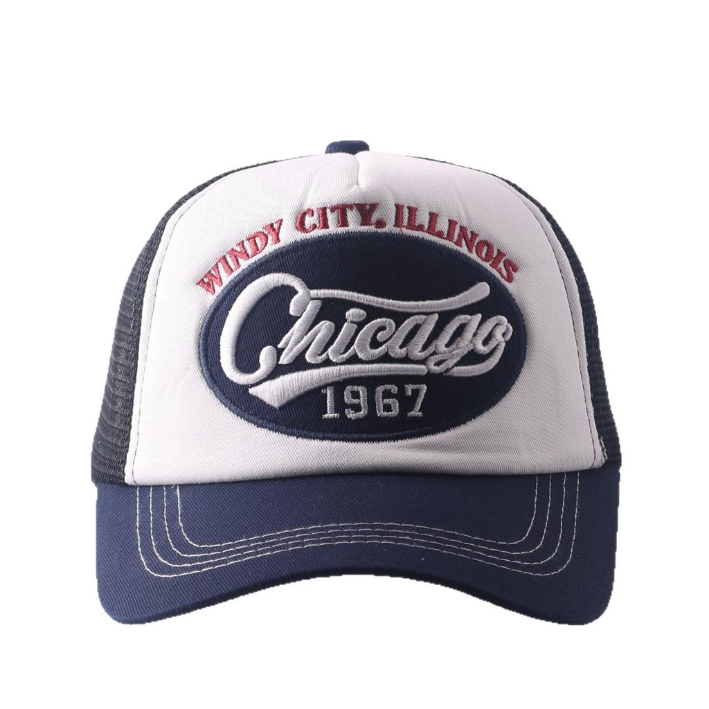 Șapcă de baseball nouă, la modă, europeană și americană, bărbați, broderie personalizată cu litere, șapcă stil camion american, șapcă cu plasă pentru protecție solară în aer liber, șapcă șapcă șapcă
