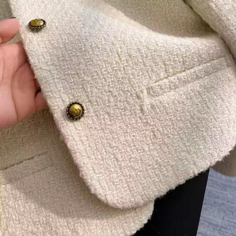Chaquetas de Moda Mujer Casual Cuello en V Abrigos Exteriores de Primavera Manga Larga Chaquetas