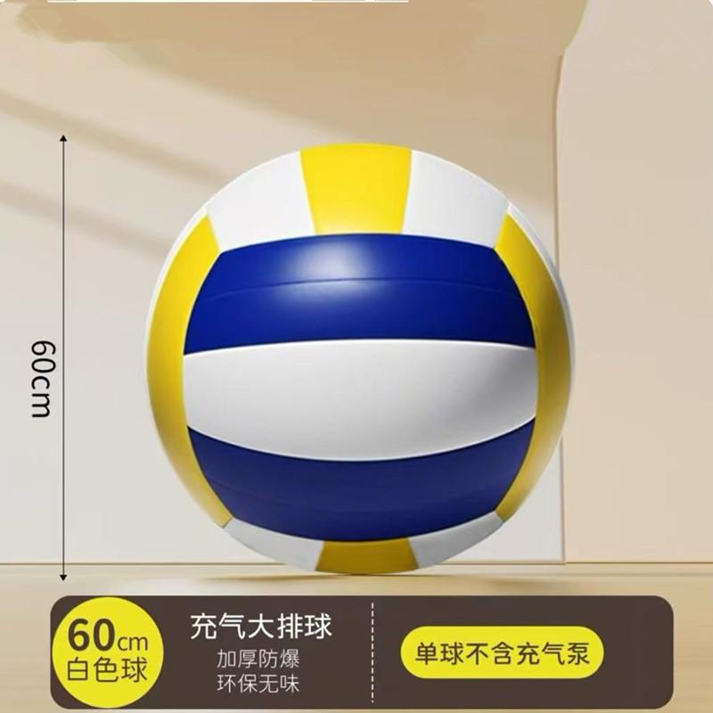Aufblasbarer PVC-Strandvolleyball für draußen - 80cm 1m 1,5m 2m Größen Robuster Spielball Mit Pumpe Optionen