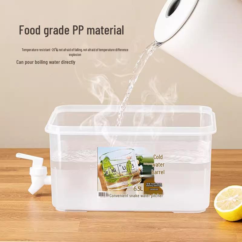Plastic Beverage Keg with Tap for Lemon, Fruit, Milk Tea, Plum Juice, or Cola.