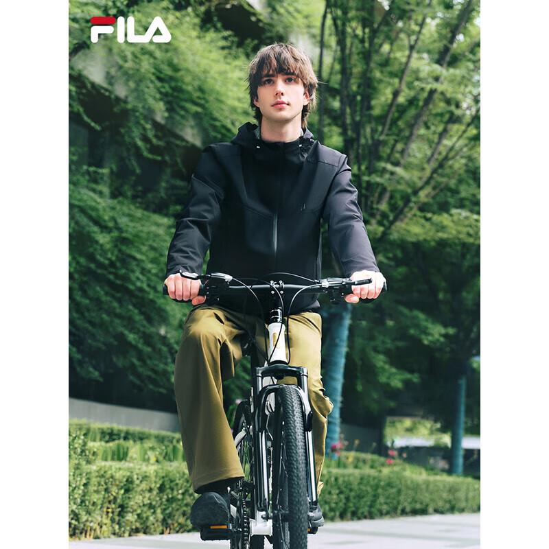FILA Unisex Windproof Hooded Woven Jacket