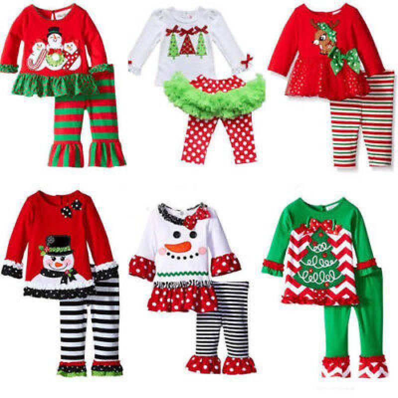 Weihnachtskleidung Kinder Nikolaus Set Kinder Spitzenhose Zweiteiliges Set