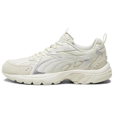 Milenio Tech Suede Unisex Cool Light Gray Feather Gray White 393489-03
