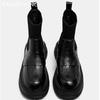 Women Platform Women Snow Ankle Boots Mid Heels Shoes Designer Knitting New Sock Boots 2024 Trend Winter Chunky Botas De Mujer