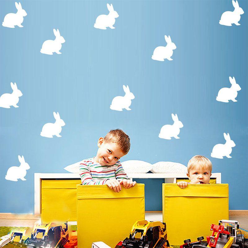 Cute Removable Mural Wall Stickers Decals Kids Baby Nursery Room Home Decoration