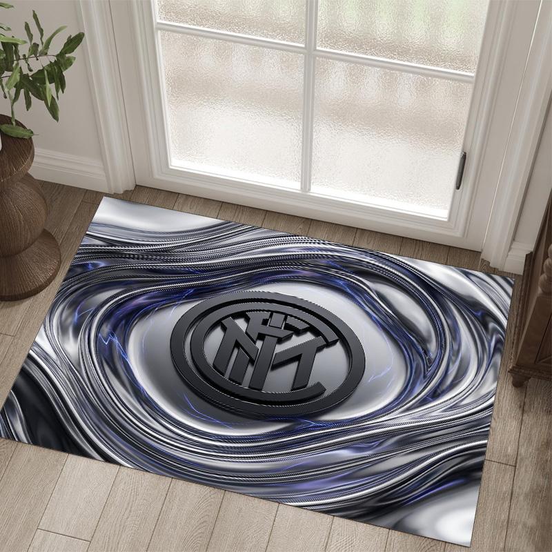 Borussia Dortmund Design Crystal Velvet Carpet Cozy Non?Slip Printed Rug For Bedroom Living Room Entrance