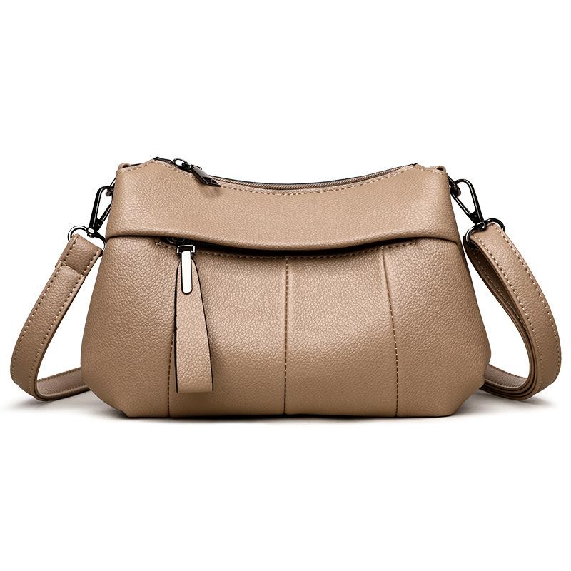 

Soft leather bag, mother s model, women s bag, messenger bag, women s new atmosphere, spring women s new small bag