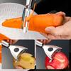 Premium Edelstahl Multifunktionales Küchenschäler Werkzeug - Müheloses Schälen für Obst, Gemüse, Kartoffeln & mehr | Haushalts-Essential Gadget
