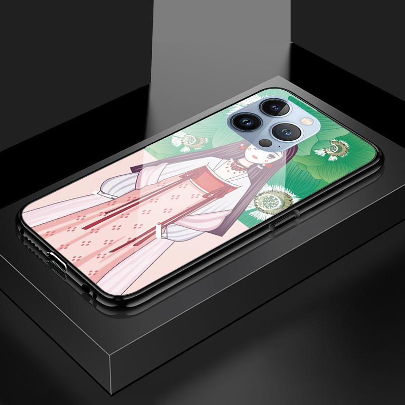 Pouzdro na telefon z tvrzeného skla pro Huawei P30Lite Honor 90Lite 9X X6A X9B Infinix Hot40 Note30 Tecno Spark20 Moto G15 G22 Měkký okraj Nárazuvzdorný Hladký kryt