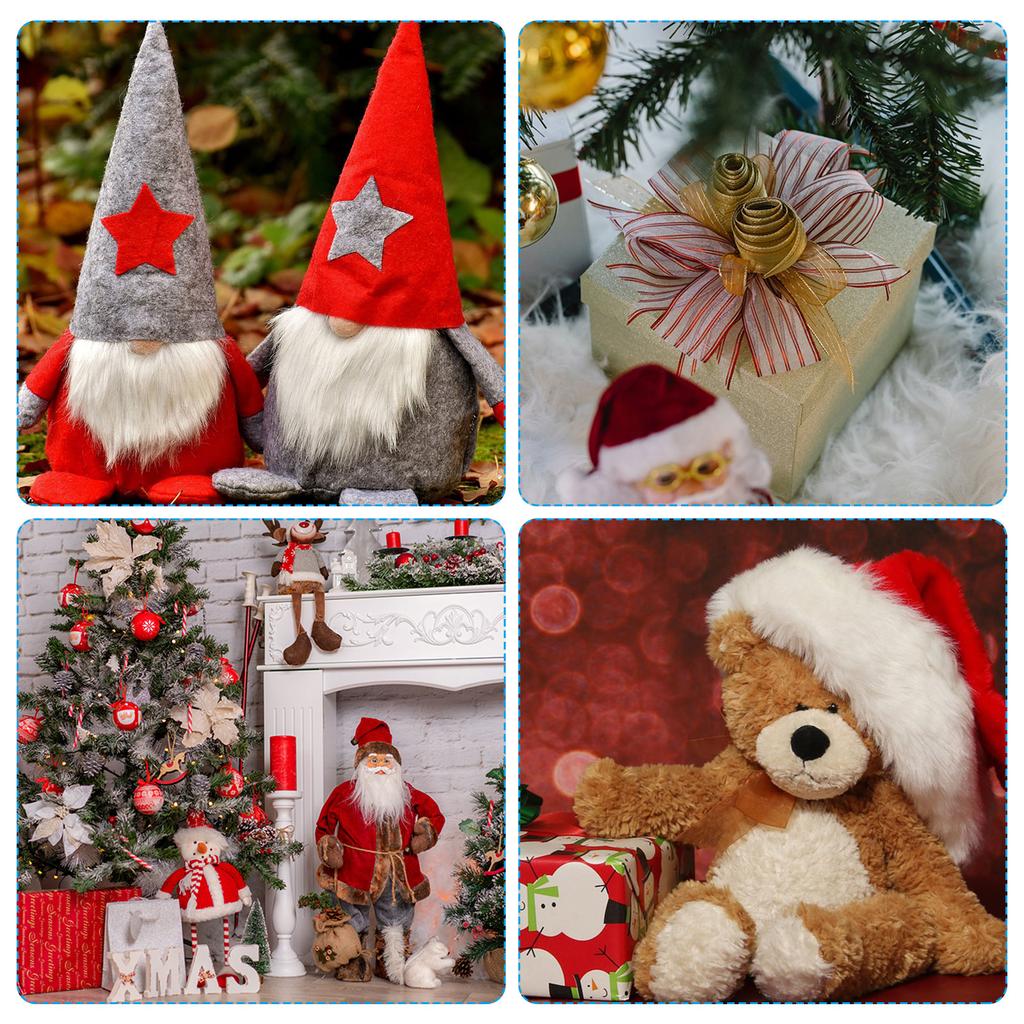 4.9ft x 2 in Faux Fur Fabric Roll, Plush Precut Strips for DIY Craft Christmas Decoration Cosplay Costume