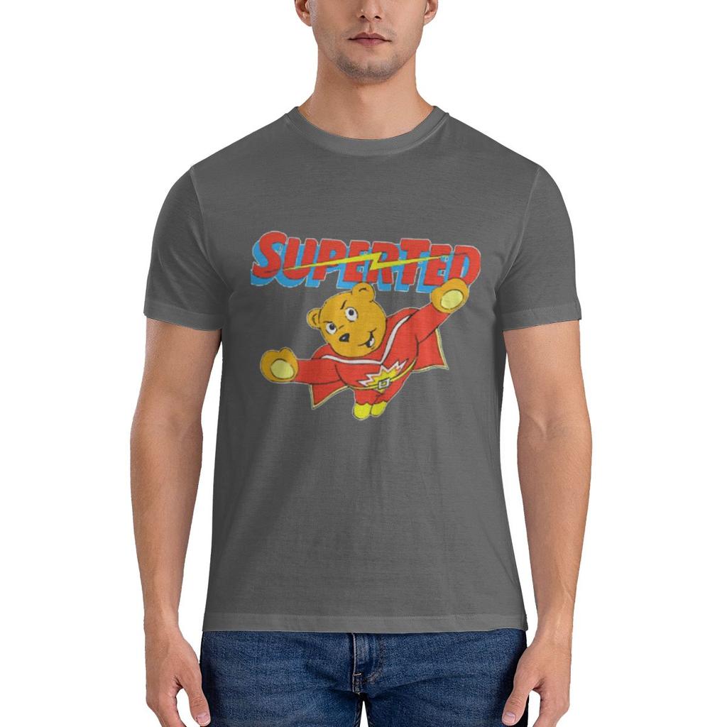 Super Ted Classic Tshirt Not Easy To Deform Tshirt Light Sports Travel Musthave Tees