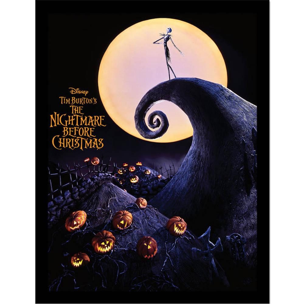 Nightmare Before Christmas Art Framed Poster