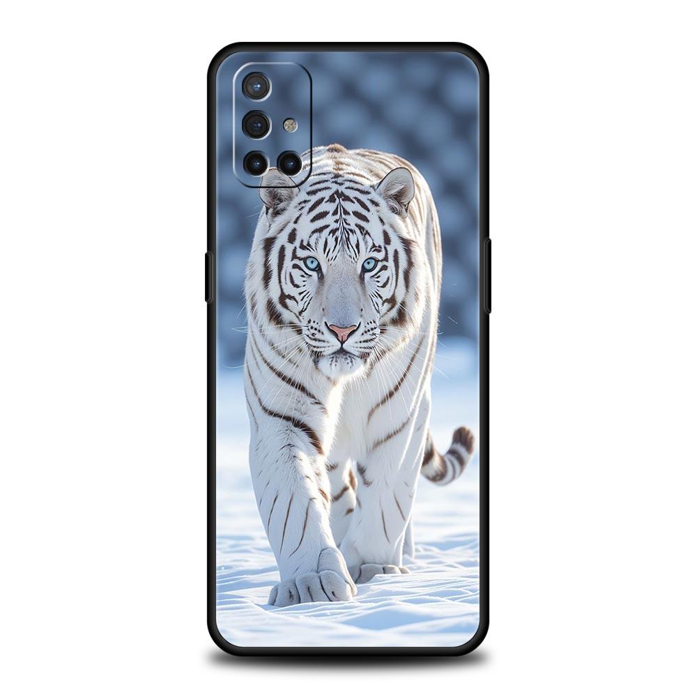 Animal White Tiger Phone Case For OnePlus 15 13 12 11 10 9 8 13T 10T 7T Pro 13R 12R 9RT 8T Nord 4 N200 2T CE 2 3 5G Lite Cover