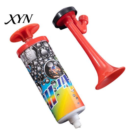 Anti-fall Cheering Horn Large for Soccer Game, Fan Air Competition Stadium, Hand Pump Megaphone Noise Maker Team Party Festival Outdoor
