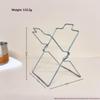 Collapsible Stainless Steel Garbage Bag Holder, Kitchen Countertop Trash Bag Support Rack, Portable Storage Organizer Stand