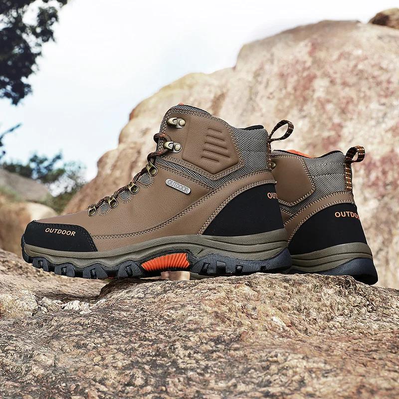 Autumn Boots Outdoor-use Designer Footwear Hiking Ankle Boots Waterproof WalkTravel Footwear Sport Footwear Men Footwear