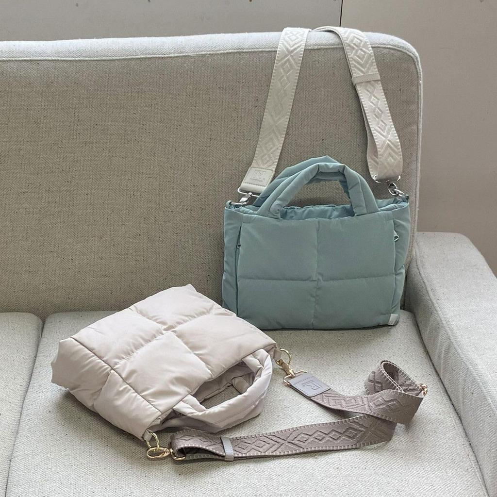 Rootote Women's 3.8cm Wide Shoulder Strap for Shoulder Bags (Sold Separately) RTGOPSTRAPpattern38A 0189 (01 Ivory)