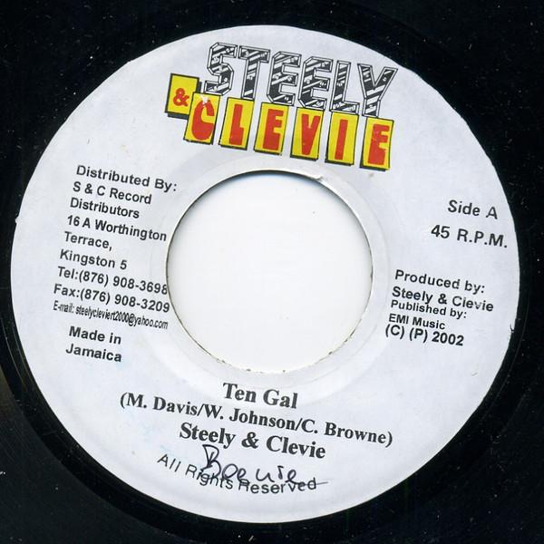 

7inch Record BEENIE MAN - Ten Gal / 44 Flat Version NONE Steely & Clevie 2002 Jamaica Reggae, Ska & Dub Used