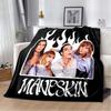 Måneskin Damiano David ROCK ROLL MUSIC Plush Blanket,Suitable for The Living Room and Bedroom, Warm and Soft.