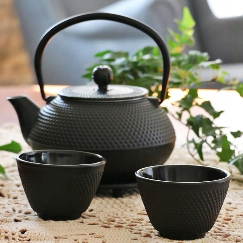 CAST IRON CUPS 2x CAST IRON CUPS FOR TEA AND INFUSIONS 100 Ml ENAMELLED