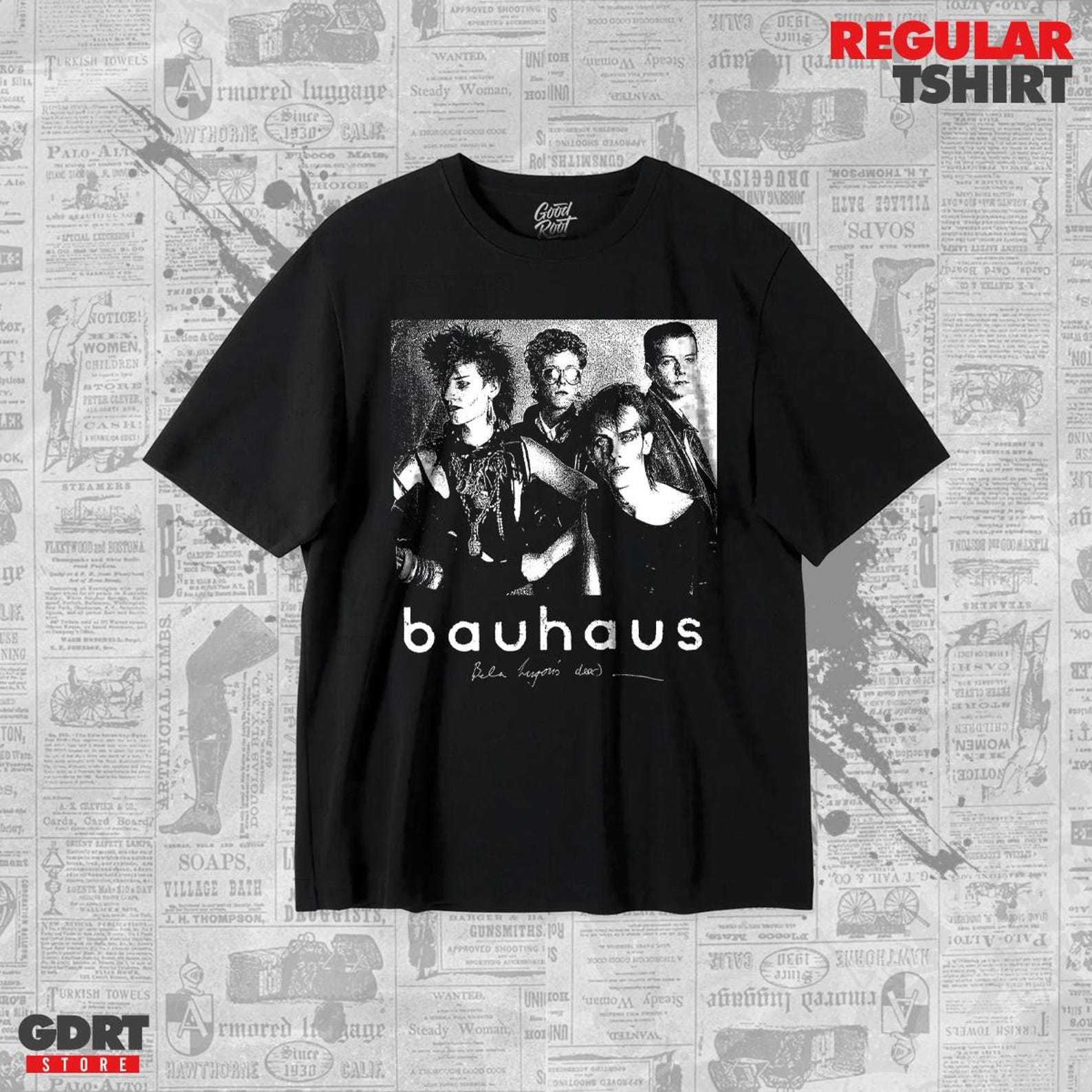 Bauhaus Vintage T shirt - - Unisex Heavy Shirt S