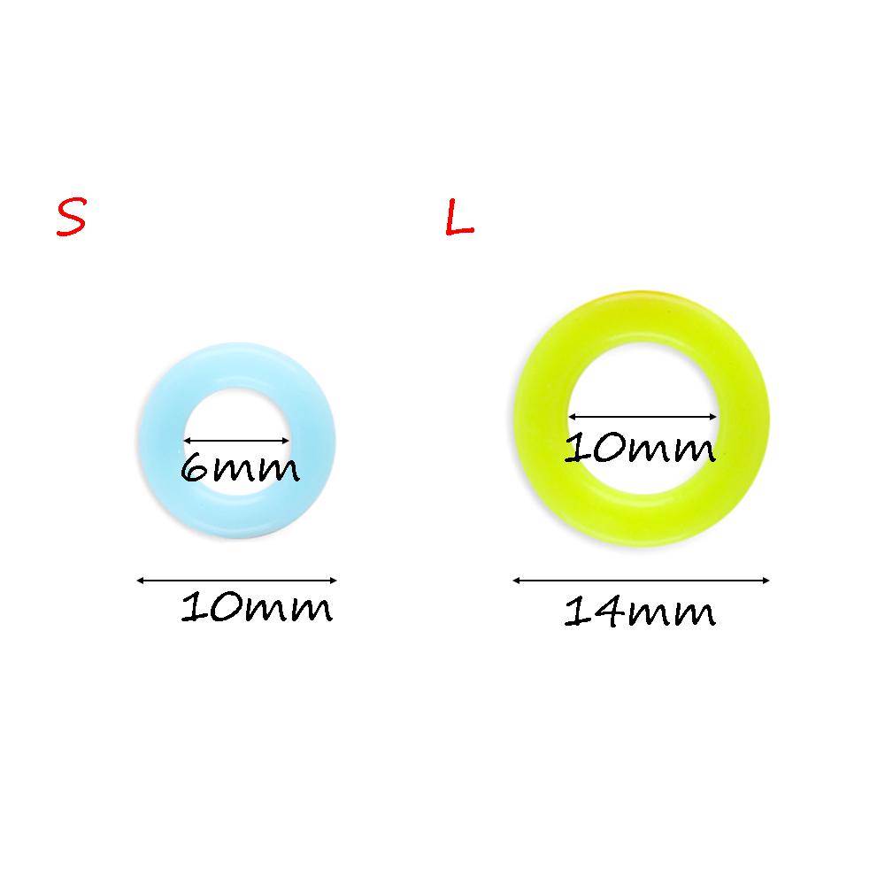 100pcs/pack S/L Weave Tools Latching Knitting tools Locking Stitch Marker Crochet Plastic Ring Sewing accessory