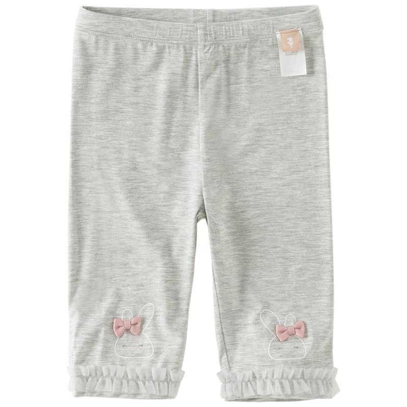 DAVE & BELLA Girls' Anti-bacterial Knit Capri Leggings