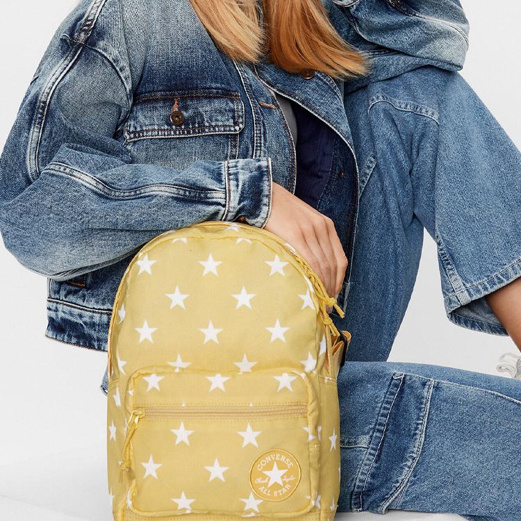 New Converse Polyester Backpack Mini Unisex Yellow 10019903-A15