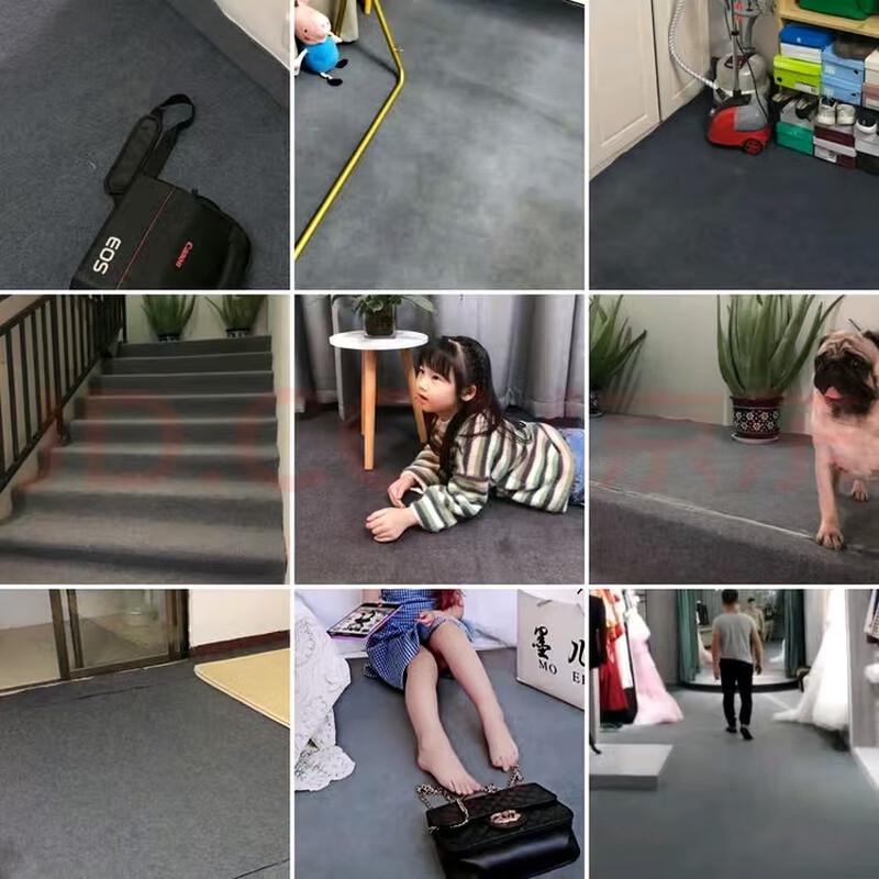Commercial Grade Grey Polyester Absorbent Floor Mat