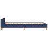 Vidaxl Bed Frame Without Mattress Blue 90X200 Cm Fabric