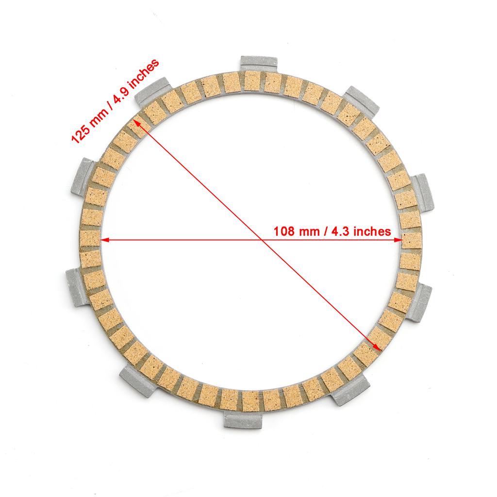 Clutch Friction Plate Kit for Ducati Superbike 848 08-10 Multistrada 1100 2007-2009