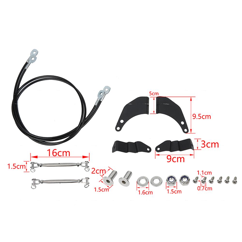 Elevador de extremidades de cuerda para eliminar obstáculos del capó del coche para Suzuki Jimny 2012-2017 JB23 JB43 decoración de línea de ramificación Exterior
