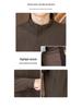 2025 Spring/Autumn Solid Stand-up Collar Casual Jacket for Men