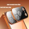 360 Full Protection Metal Magnetic Double-Sided Glass Snap Lock Phone Case For iPhone 17 Air 16 15 14 13 12 11 Pro Max Lens Protection Cover