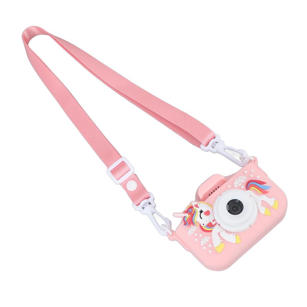 Kinderkamera, niedliches Doppelobjektiv, Autofokus, Fotografie, Videoaufnahme, Gaming, Musik, Digitalkamera, Spielzeug