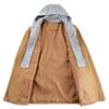 Abnehmbarer kleiner Anzug mit Nähten und Hut, lässige Anzugjacke mit zwei Knöpfen für Herren, Übergröße 6XL