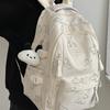 Mochila escolar Mori ins nueva de alto valor, fresca, dulce y linda mochila de mariposas, mochila ligera para salidas de primavera para secundaria y preparatoria