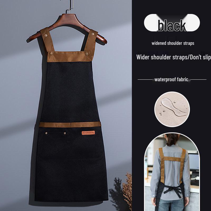 Waterproof Stain-Proof Apron for Supermarket, Catering, and Milk Tea Shops with Logo Printing